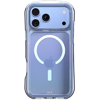 Чехол защитный VLP Bubble Case с MagSafe для iPhone 18 Pro (Blue)